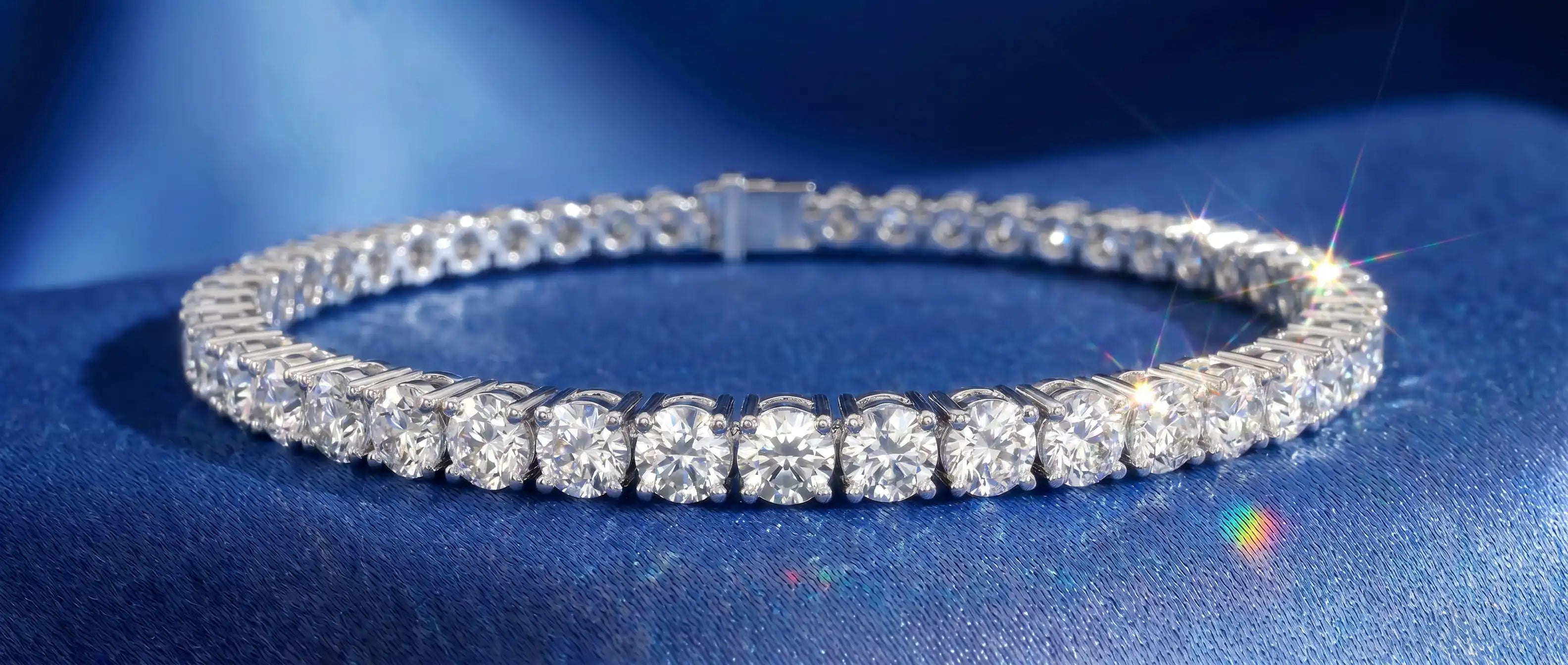 Lab-grown Tennis Bracelet